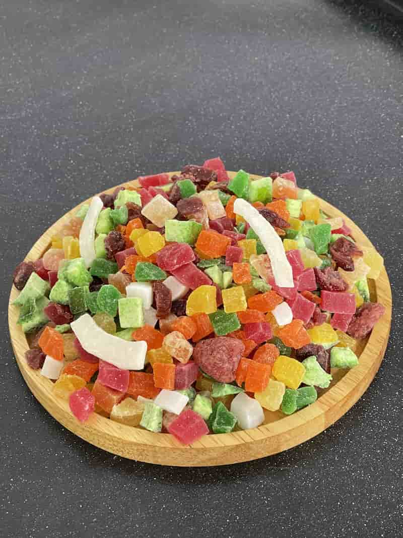 میوه خشک پاپایا با طعم شیرین و استوایی